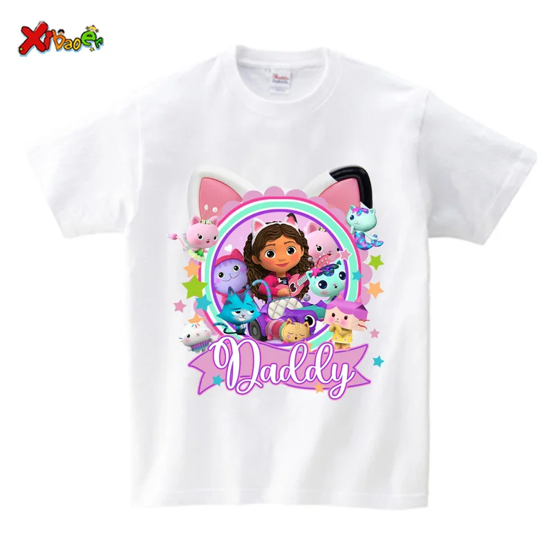 Girls Birthday Party T-shirt Custom Name Kids Matching Family Outfits Mom And Daughter Matching Clothes Family Look