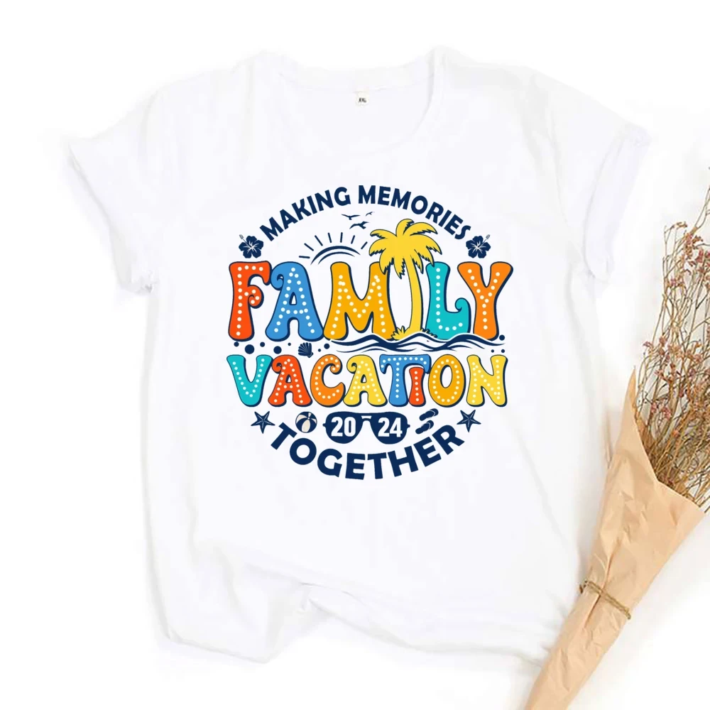 Making Memories Family Vacation 2024 Together Family Tshirt Travel Clothing Family Vacation Matching Shirts Summer Vacation Tee
